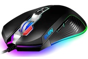 GamingMouseSVENRX-G850,Optical500-6400dpi,8buttons,RGB,SoftTouch,Metalbottom,Black,USB