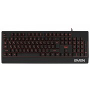 GamingKeyboardSVENKB-G8300,3colorsbacklight,WinLock,12Fnkeys,Black,USB
