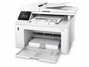 HPLaserJetProMFPM227fdnPrint/Copy/Scan/Fax28ppm,256MB,upto30000monthly,2linescreen,1200dpi,Duplex,35sheetsADF,Hi-SpeedUSB2.0,FastEthernet10/100Base-TX,White