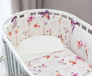 Комплектпостельногобельядлядетей"АкварельOval"т.м.Perina,арт.АО6-125х75(странапр-ва:РБ)Белый