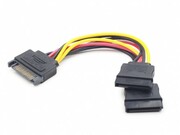 SATAPowerCable-0.15m-CablexpertCC-SATAM2F-01,SATApowersupplysplittercablewithsingleSATAmaleto2xSATAfemaleconnectors