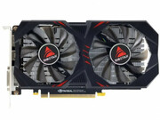 ВидеокартаBIOSTARGeForceGTX1660SUPER6GBGDDR6,192bit,1785/8000Mhz,CUDA:1408processing,1xDVI,1xHDMI,1xDP,Dualfan,Retail(VN1666SF69)
