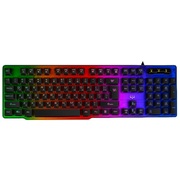 GamingKeyboardSVENKB-G8500,12Fnkeys,Metalplate,Backlight,WinLock,Transparenthousing,USB