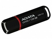 128GBUSB3.0FlashDriveADATA"UV150",Black,Plastic,ClassicCap(R/W:90/40MB/s)