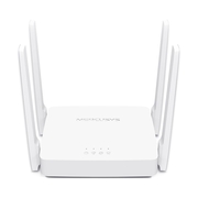MERCUSYSAC10AC1200DualBandWirelessRouter,867Mbpsat5Ghz+300Mbpsat2.4Ghz,802.11ac/a/b/g/n,1WAN+2LAN,4externalantennas