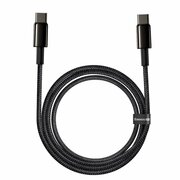 CableType-C-Type-C,Braided,100W,2m,BaseusTungstenGoldBlackCATWJ-A01