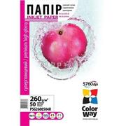 ColorWayPremiumHighGlossyPhotoPaperA4,260g,50pcs(PSG260050A4)