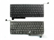 KeyboardAppleMacbookPro15"A1286(2009-2012)w/oframe"ENTER"-bigENG/RUBlack