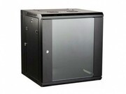19"9UWallMountedcabinet,SN-IRON19"9U-06-06-ДС-2БГ,600?600х468,GlassDoor,Black