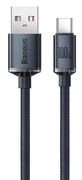 CableUSB-Type-C,Braided,100W,1.2m,BaseusCrystalShineBlackCAJY000401