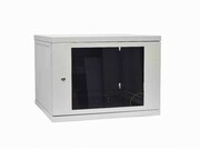 19"6UWallMountedcabinet,SN-IRON19"6U-06-045-ДС-2БГ,600?450х333,GlassDoor,Black