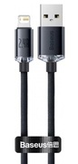 CableUSB-Lightning,2.4A,1.2m,BaseusCrystalShineBlackCAJY000001