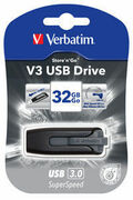 USBFlashDriveVerbatimStore'n'GoV332GB,Black,USB3.0,49173(memorieportabilaFlashUSB/внешнийнакопительфлешпамятьUSB)