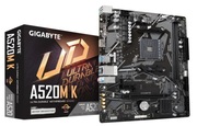 МатеринскаяплатаGIGABYTEGA-A520MK,SocketAM4,AMDA520,mATX