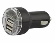 EsperanzaEZ108DualUSBCarCharger,2xUSBcharger5V/2.1A,DC12/24V