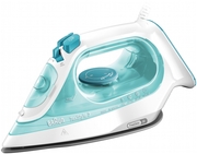 IronBraunSI3041GR,2350W,SuperCeramic.270mlwatertankcapacity,horizontalandverticalsteam,45/150g,whiteturquoise