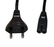 GembirdPC-184-VDEpowercordwithVDEapproval,2m,EU2pininputplug