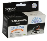 ORINKOR-CPGI550BK/XLBlackCanoniP7250/8750/MG5450/5550/5650/6350/6450/6650/7150/7550/iX6850/MX725/925,w/chip(21.5ml)