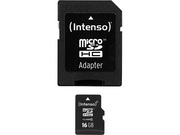 КартапамятиMicroSD16GBINTENSOClass10,SDadapter4034303016136