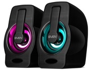 SpeakersSVEN255Black,4w,USBpower,DynamicRGBlighting