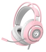 MarvoHeadsetHG8936WiredGaming,3.5mm,USB(Backlight),Pink