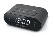 DualAlarmClockRadioMuseM-10BLACK,0.6inchwhiteLEDDisplay,Dimmer(High/Low/Off),PLLRadiowith20FMpresetstations,WakeupbyRadioorBuzzer,Snooze,Sleep,AC230V,Batterybackup:3V2?1.5VAAA(notincluded),45x70x120mm