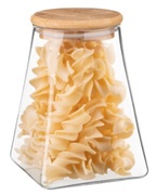 БанкадляхраненияArdestoFresh,конус,910мл,стекло,бамбук