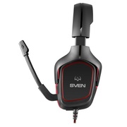 GamingHeadsetSVENAP-G333MV,40mmdrivers,20-20000Hz,32Ohm,105dB,305g.,2x3.5mm,Black/Red