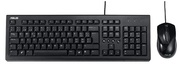 ASUSU2000Keyboard+Mouse,Black,USB(settastatura+mouse/комплектклавиатура+мышь)