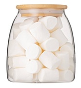 БанкадляхраненияArdestoFreshClassic1000мл,стекло,бамбук