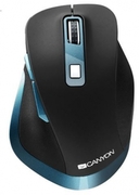 WirelessMouseCanyonMW-14,Optical,800-2400dpi,6buttons,Ergonomic,2xAAA,Black/Blue