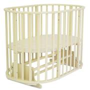 108009КроватьдетскаяуниверсальнаяСКВ-10(колеса,универсальныймаятник,бежевый)бежевый