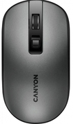 WirelessMouseCanyonMW-18,Silent,Optical,800-1600dpi,4buttons,Ambidextrous,300mAh,Grey