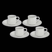 чашкаWILMAXWL-993007/4C(сблюдцем90мл/набор4шт)