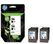 HP№56BlackCartridge2-packofC6656A