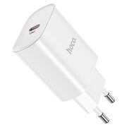 HOCON14SmartChargingsingleportPD20Wchargerset(Type-CtoLightning)White
