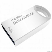 8GBUSB3.0TranscendJetFlash710Silver,MetalCase,Ultra-Small(Read90MByte/s,Write12MByte/s)