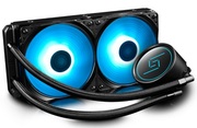 AIOLiquidCoolingDeepcoolGAMMAXXL240ARGB(30dB(A),69.34CFM,2x120mm,ARGB,250W,1330g)