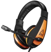 "GamingHeadsetCanyonStarRaider,40mmdrivers,20-20000Hz,32Ohm,100dB,2x3.5mm,Black/Orange.