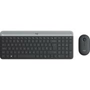 "WirelessKeyboard&MouseLogitechMK470,Ultra-thin,Compact,Quiettyping,2xAAA/1xAA,Black.