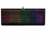 HYPERXAlloyCoreRGBMembraneGamingKeyboard(RU),Black,Backlight(RGB),Quiet,Responsivekeyswithanti-ghostingfunctionality,Spillresistant,Keyrollover:6-key/N-keymodes,Durable,solidframe,ConvenientUSBchargeport,USB
