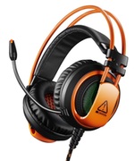 "GamingHeadsetCanyonCorax,50mmdrivers,20-20000Hz,32Ohm,95dB,2x3.5mm/USB,Black/Orange.