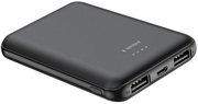 5000mAhPowerbank-GembirdPB05-01,Poweroutput:USB-AFx2pcs,5VDC,upto2Atotally,Black
