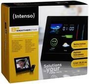 IntensoDigitalPhotoFrame8"WeatherStar,LCDTFT4:3/16:9(800x600),JPEG,400:1,USB2.0|SD|SDHC|MMC|MS,RemoteControl,Clock/Calendar/Alarm,Plastic,Weatherstation(temperatureinternal/external/sensorupto25m)