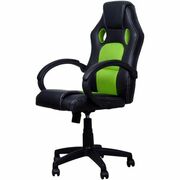 GamingchairSPACERSP-GC-GRN43Black-Green,SyntheticPU+Textil,120kgmax.