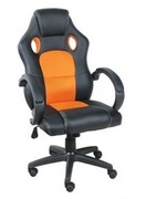GamingchairSPACERSP-GC-RNG43Black-Orange,SyntheticPU+Textil,120kgmax.
