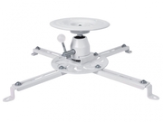 SunnePRO300SCeiling/BevelProjectorBracket,CeilingtoProjector135mm,Tilt/Swivel-20°~+20°,360rotatemax25kg,universalmountingpatternupto500mmwidth,White