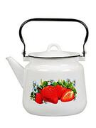 Чайник2л,КлубникасадоваябелыйСтальэмаль1с25с-18
