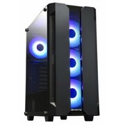 CaseATXChieftecHUNTER,w/oPSU,4x120mmARGBfans,2xUSB3.0,1xUSB2.0,TemperdGlass,ARGBHub