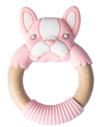 BibipalsTeethingRingKoala,PinkandWhite